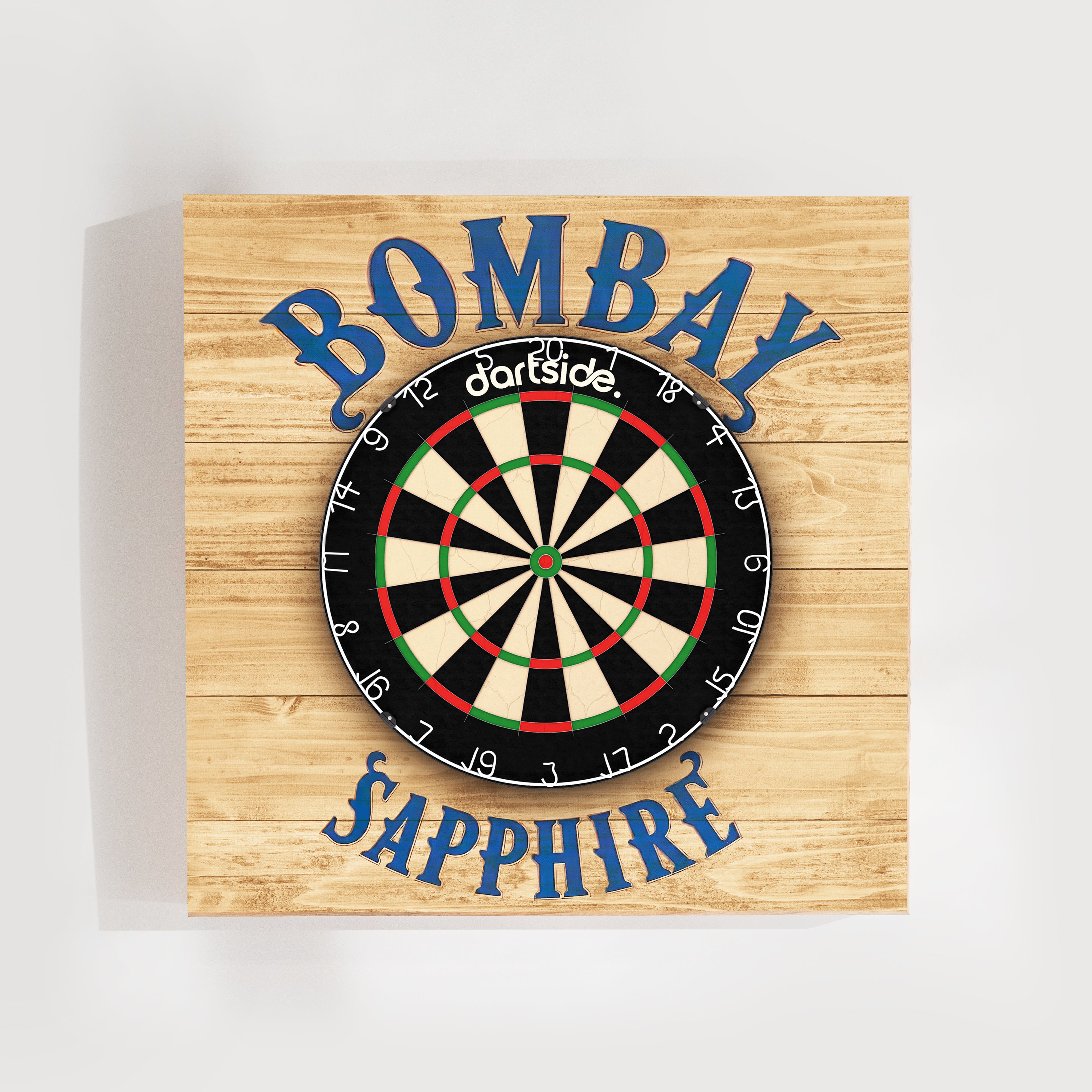 Support en bois pour cible de fléchettes Bombay Sapphire