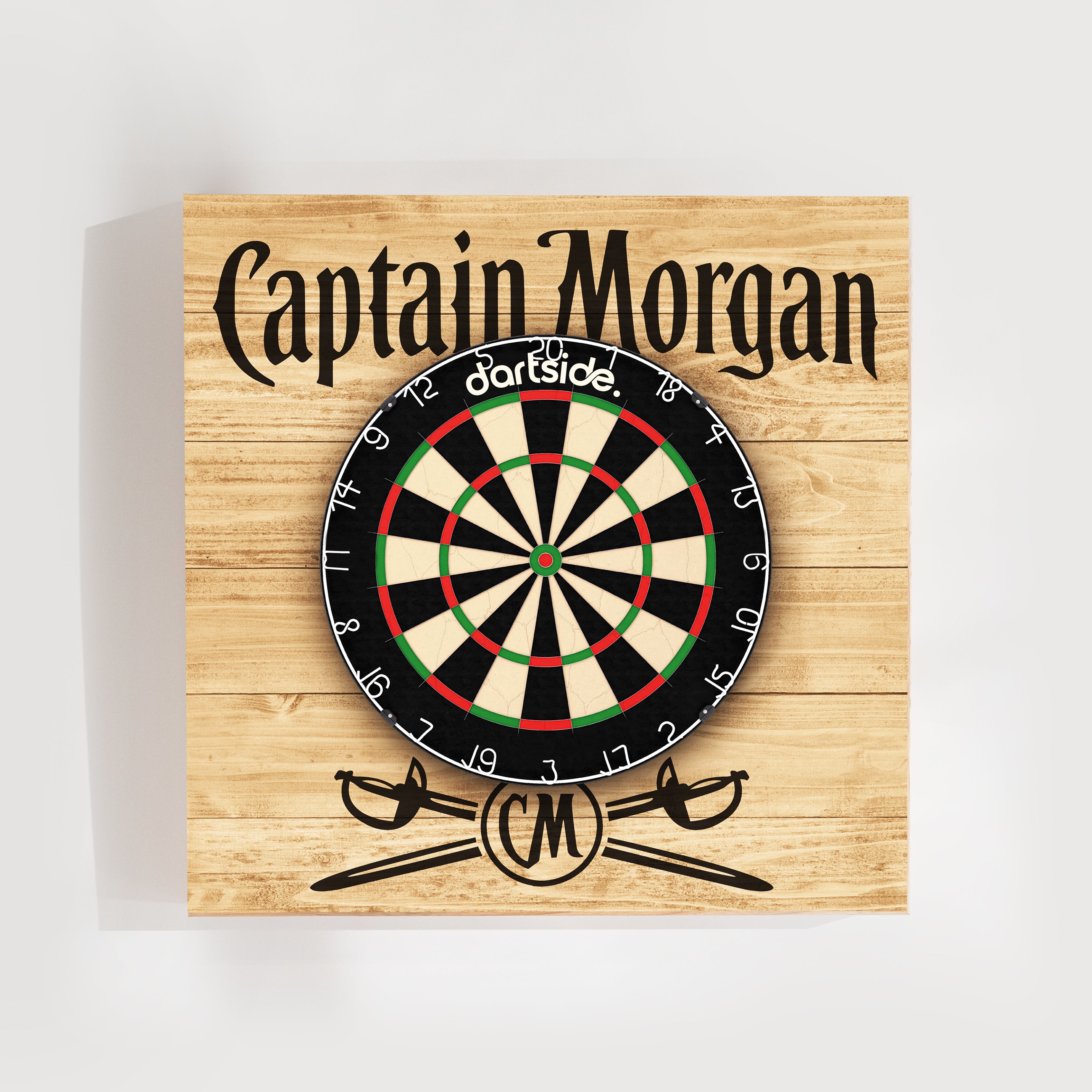 Support cible de fléchettes Captain Morgan