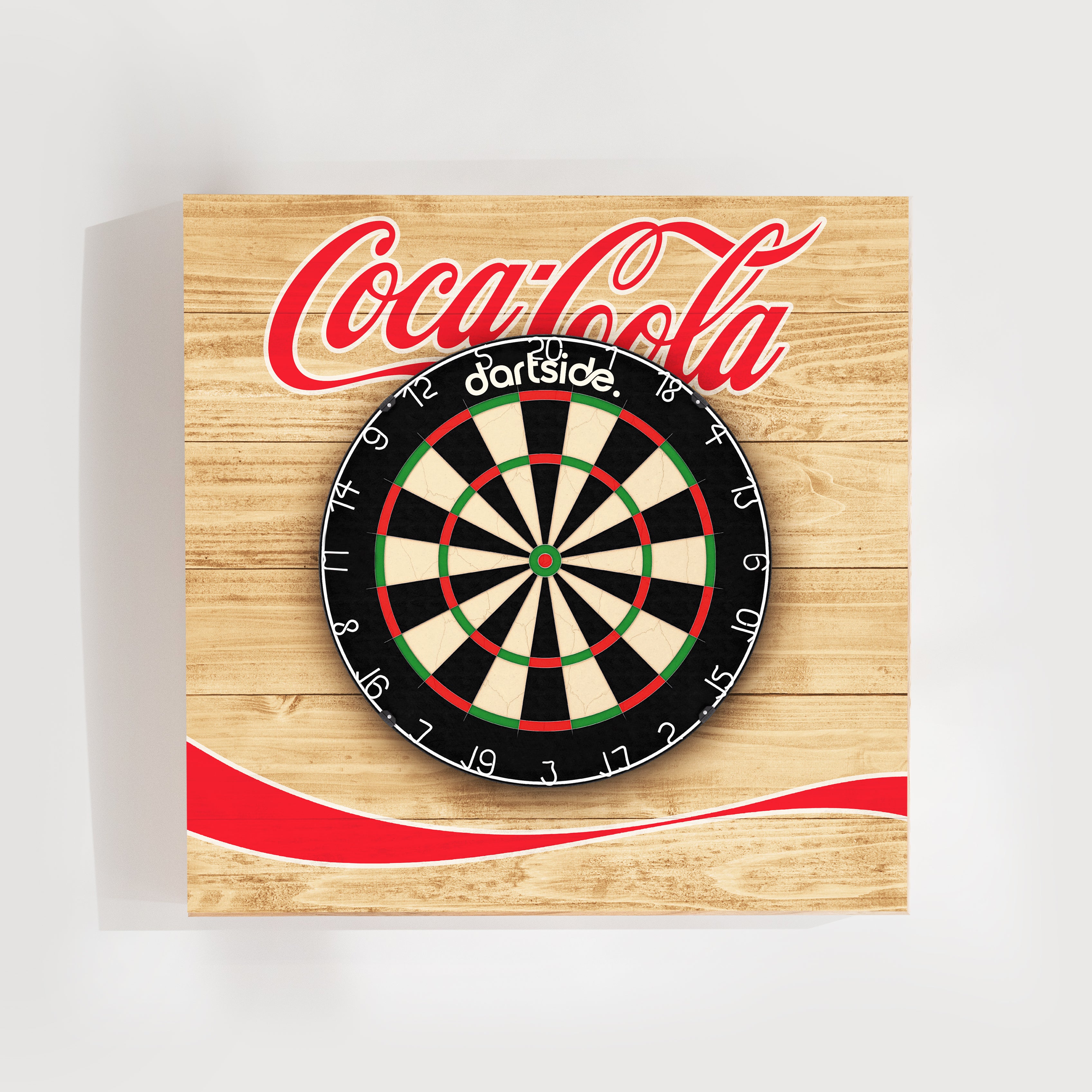 Support cible de fléchettes Coca Cola