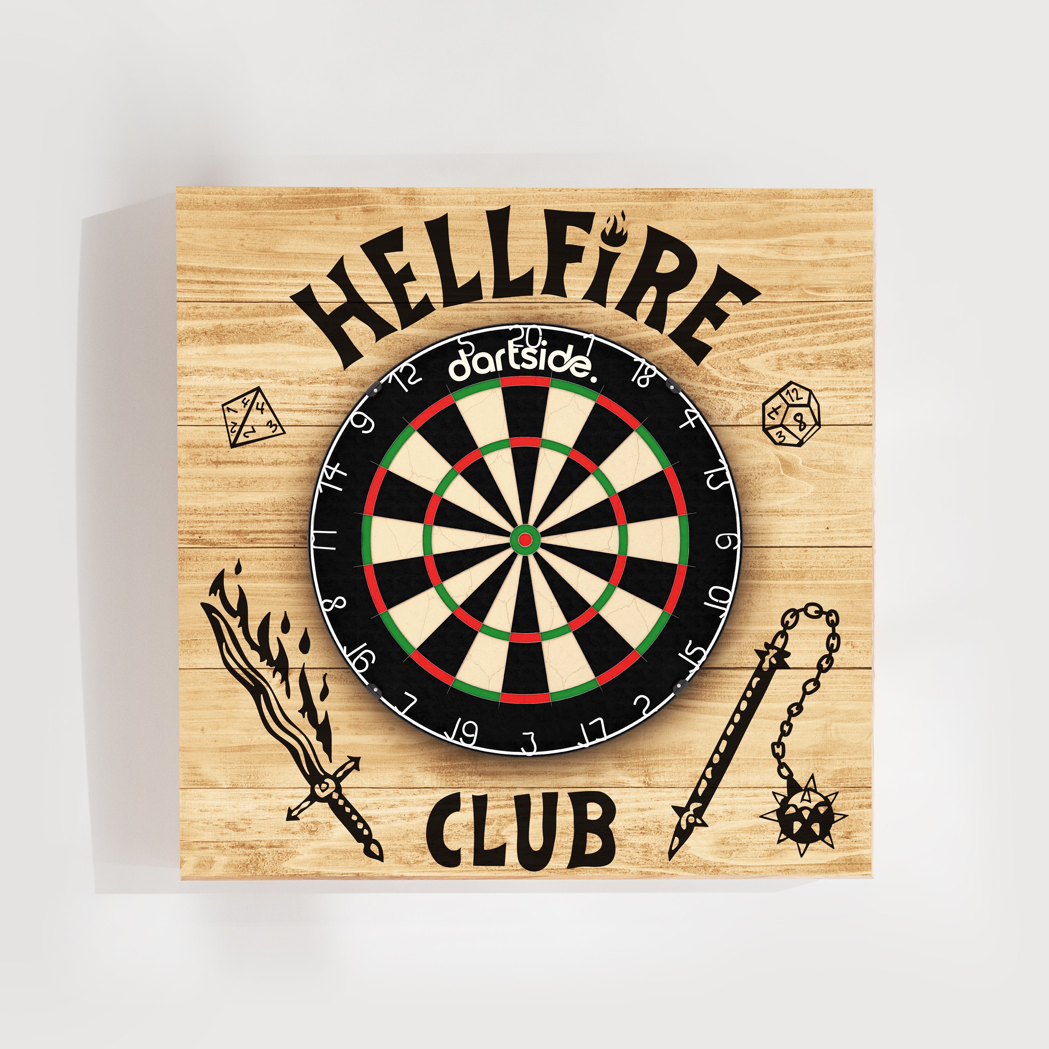 Support cible de fléchettes Hellfire Club