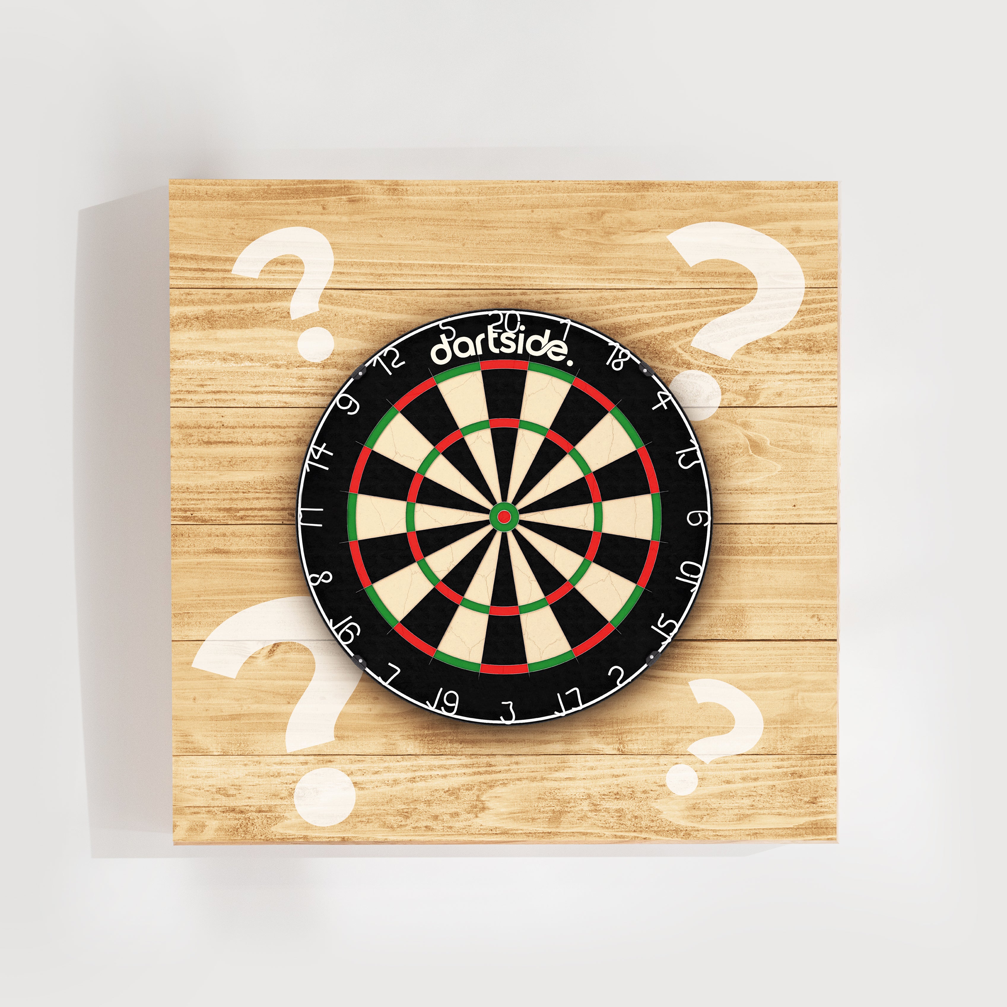 Support cible de fléchettes personnalisé en bois peint main avec dessin